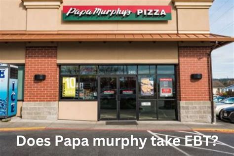 Ebt at papa murphy - From our humble beginning in 1981 – as two local pizza restaurants in the Pacific Northwest – Papa Murphy’s now serves almost 40 states. Visit our Palestine location online to order takeout or get it delivered. Pizza Takeout. Services: Walk-ins welcome, Kid’s Meal, Takeout, Online Pizza Deals, Delivery, Fundraising, SNAP EBT restaurant.